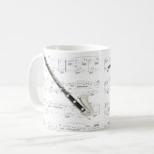 Mok - Massaal Clarinet met tapemuziek (Voorkant links)