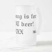 MOK. MATGLAS BIERPUL (Voorkant rechts)