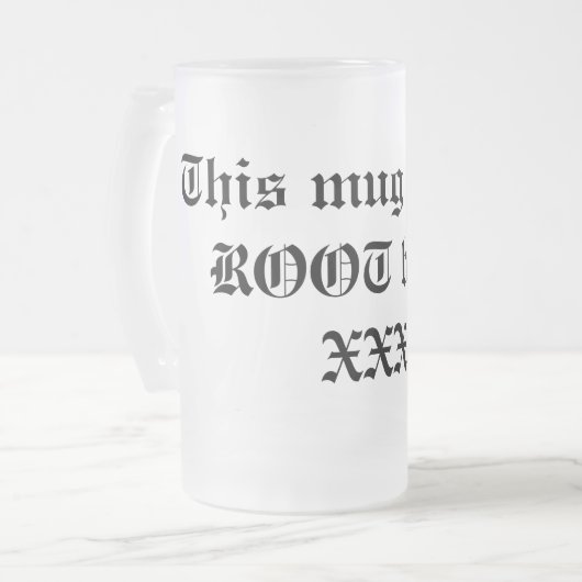 MOK. MATGLAS BIERPUL (Voorkant links)