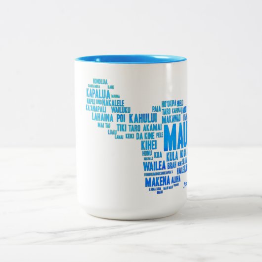 Mok Maui Word Cloud Coffee (Center)