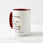 Mok MD02 #ThankYouDad (Voorkant links)