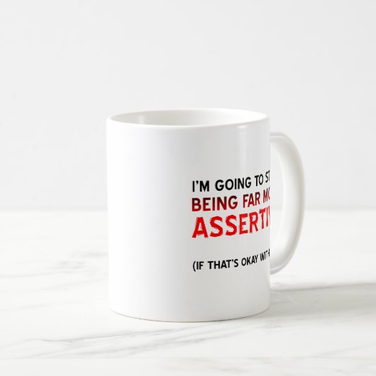 Mok Meer Assertief Grappig (Voorkant rechts)