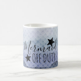Mok "Mermaid Off Duty Blue Waterverf Coffee"