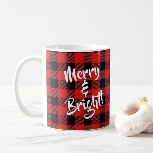 mok "Merry and Bright" Red & Black Buffalo Pset (Met donut)