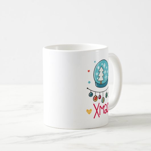 Mok met 2 kerst Design (Voorkant rechts)