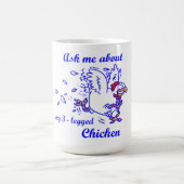 mok met 3 poten kippen (Center)