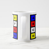 Mok met 4 letters (Achterkant)