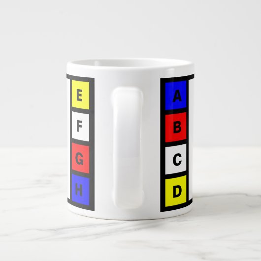  Mok met 4 letters (Achterkant)