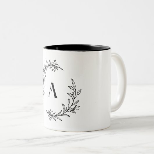 Mok met A-alfabet (Voorkant rechts)