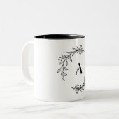 Mok met A-alfabet (Voorkant links)