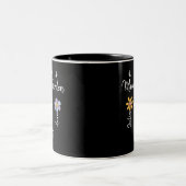 Mok met Aangepaste Geboortebloem en Namen, Cadeau (Center)