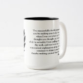 Mok met aangepaste offerte (Voorkant rechts)