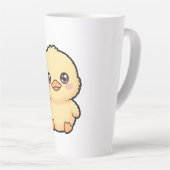 Mok met Aardige Baby Eend Kuiken Latte (Rechterhoek)