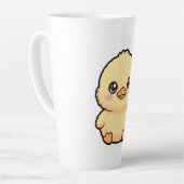 Mok met Aardige Baby Eend Kuiken Latte (Linkerhoek)