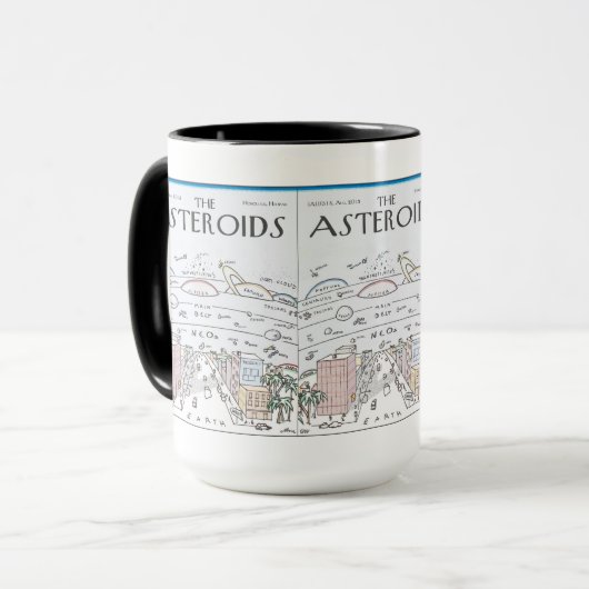 Mok met afbeeldingen (Voorkant links)