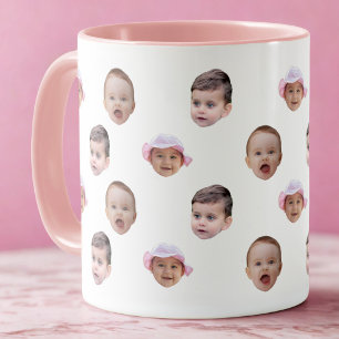 Mok met Baby Photo Gift   Aangepaste Baby Face-Mok