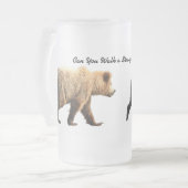 Mok met beren, bevroren (Voorkant links)