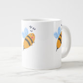 mok met bijenprint (Voorkant rechts)