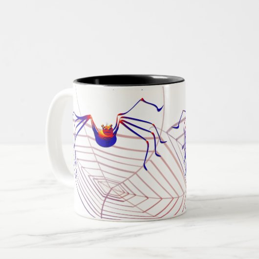 Mok met bitsy Spider (Voorkant links)