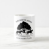 Mok met Blk & whitemerryland en Logo in landleven (Center)