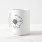 Mok met Bloem en Enige Citaat van de Ouder (Voorkant links)