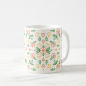 Mok met bloemenmozaïek (Voorkant rechts)