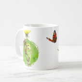 Mok met boomhoeven in de weide (Voorkant links)