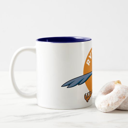 Mok met brede Cartoon Logo (Met donut)