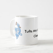 Mok met bruine en blauwe Logo en tekst (Voorkant links)