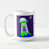 Mok met buitenaards wezen "Love you to the moon" v (Links)