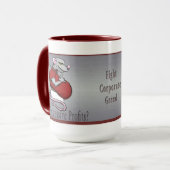 Mok met buitensporige winsten (Voorkant links)