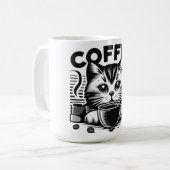 Mok met cafeïnehoudende kathode (Voorkant links)