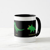 Mok met cartoon dinosaurussen (Voorkant rechts)