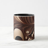 Mok met chocolade-thema's - Creatieve cacaokunst (Midden)