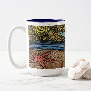 Mok met 'Crab on the Beach' door artiest Pat House