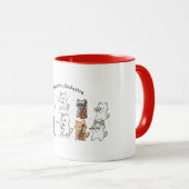 Mok met Cute Cat Symphony Band (Voorkant rechts)