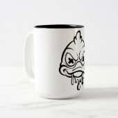 Mok met Cute Eend – Leuke en Aardige Eend Design (Voorkant links)