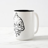Mok met Cute Eend – Leuke en Aardige Eend Design (Voorkant rechts)