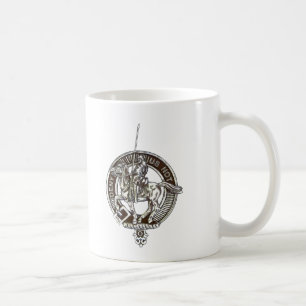 Mok met de crest- en tartan-kaart van de samenlevi