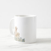 mok met de familie Golden Retriever (Voorkant links)