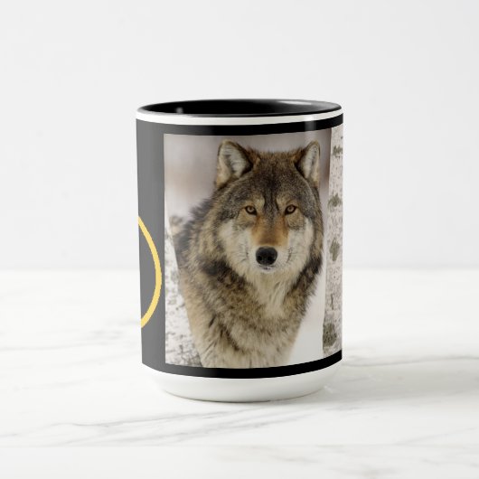 mok met de frequentie zwarte of goudwolf (Midden)