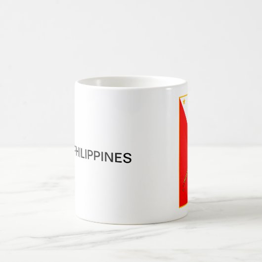 Mok met de Gele Filipijnse kaart over de Filipijns (Center)
