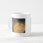 Mok met de kaart van de Grensoverschrijdende kolon (Voorkant links)