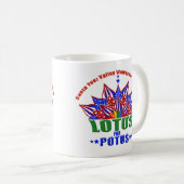 Mok met de logo van SYV Lotus voor POTUS (Voorkant rechts)