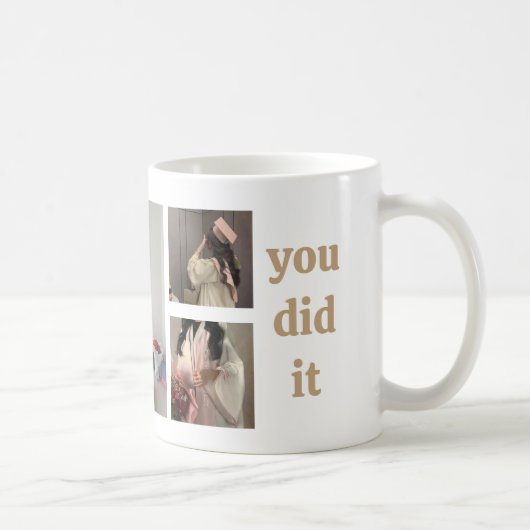 Mok met de naam en foto van de afgestudeerde | Gep (Rechts)