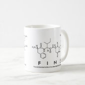 Mok met de naam Fine peptide (Voorkant rechts)