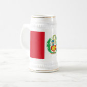 Mok met de Peruaanse vlag (Voorkant links)