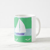 Mok met de Sailboat Scene (Voorkant rechts)