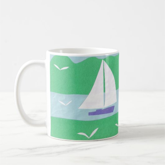 Mok met de Sailboat Scene (Links)