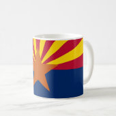 Mok met de vlag van Arizona State - Verenigde Stat (Voorkant rechts)